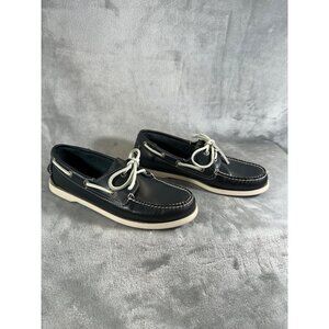 L. L Bean Boat Shoes Women's 7.5  Navy Boat shoes Slip on